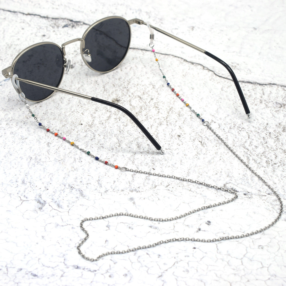 Vibrant Multi-Colored Beaded Eyewear Chain Stornfield