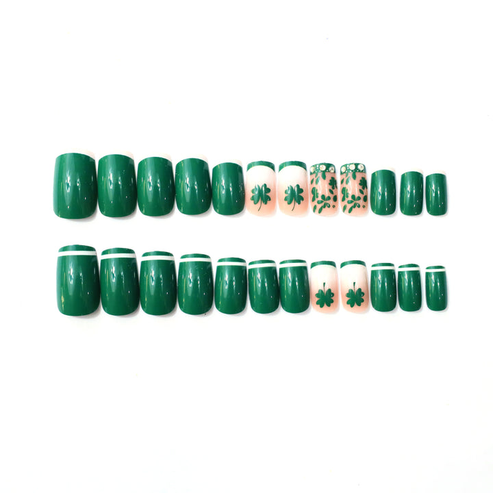 Festive Shamrock Nail Art Extensions Stornfield