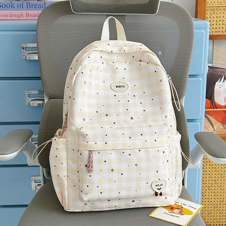 Stylish Checkered Mini Backpack Stornfield