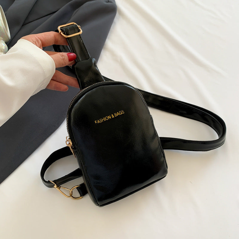 Trendy Leather Crossbody Bag