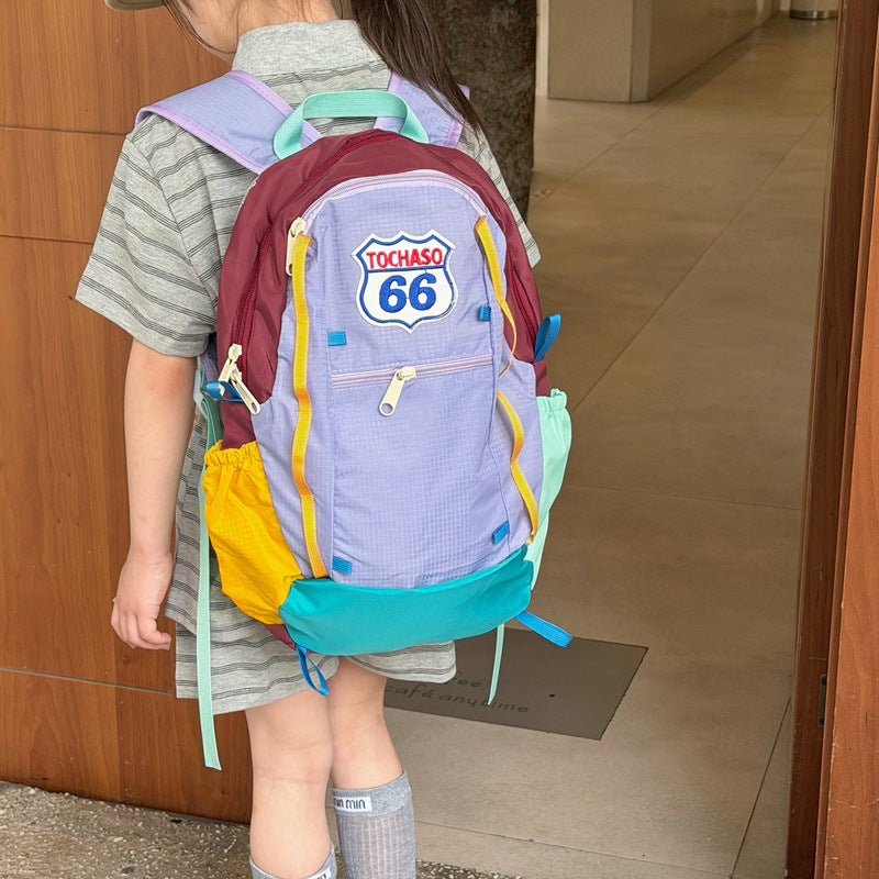 Colorful Patchwork Backpack Stornfield
