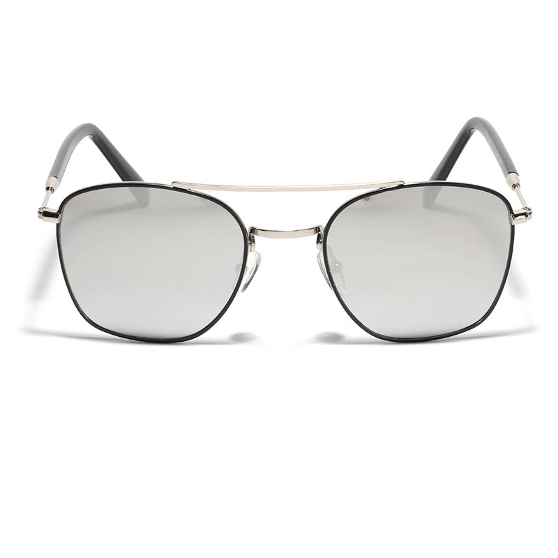 Women's fashionable square sunglasses with luxurious metal frame Stornfield