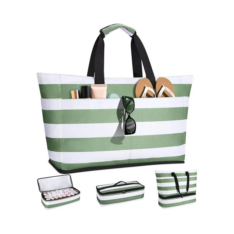 Beach bag with multiple compartments Stornfield