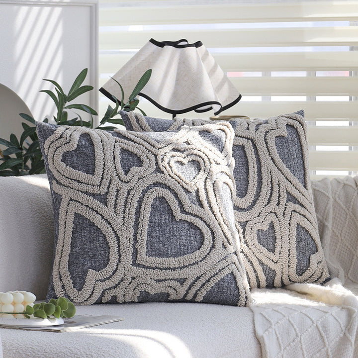 Cover with heart motif