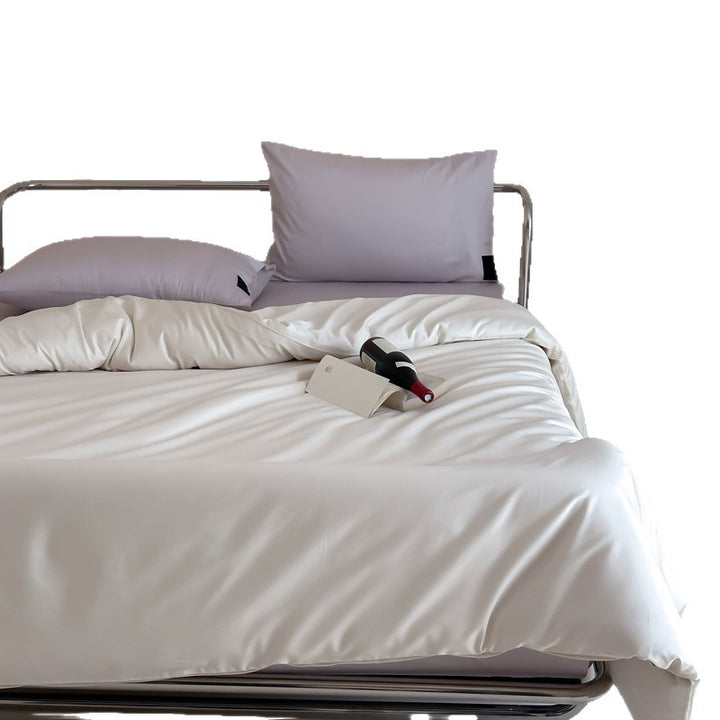 Luxury Cotton Sateen Duvet Cover Set with Envelope Pillowcases