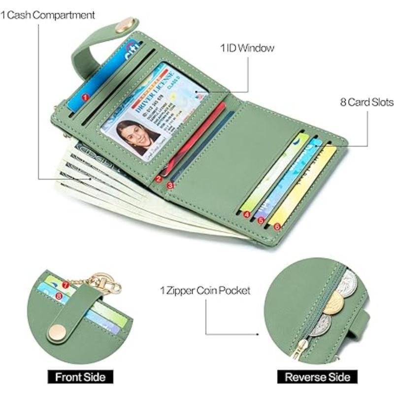 Compact card holder with keychain Stornfield