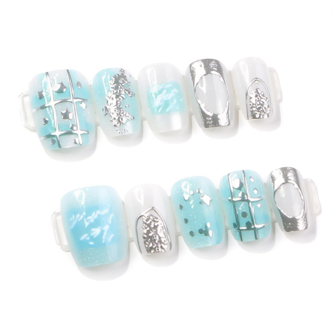 Artistic Press-On Nail Set Stornfield