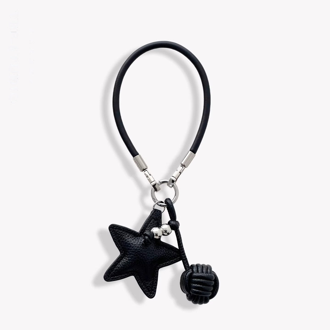 Decorative Leather Star Keychain Stornfield