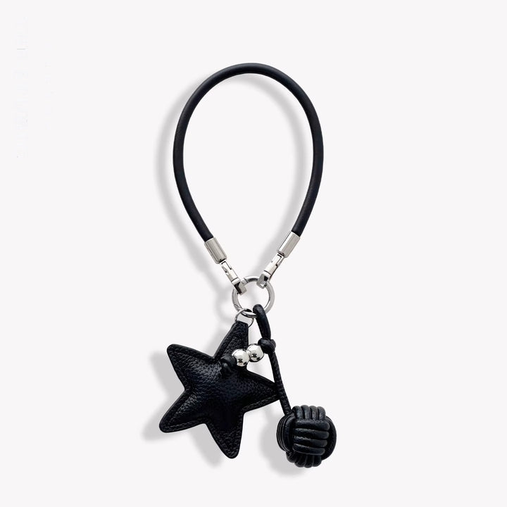 Decorative Leather Star Keychain Stornfield