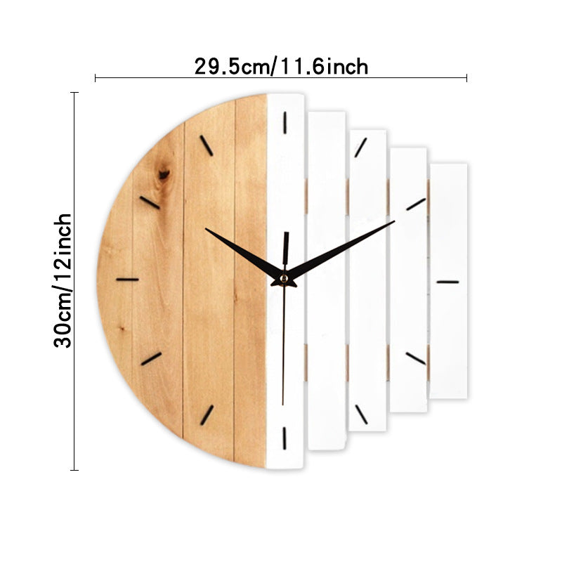 Stornfield | Unique Silent Wooden Analogue Wall Clock