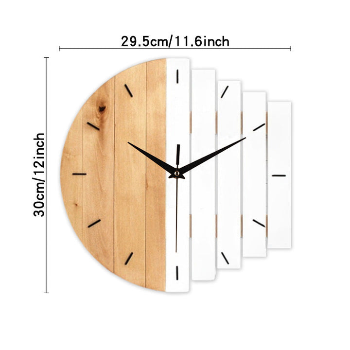 Stornfield | Unique Silent Wooden Analogue Wall Clock
