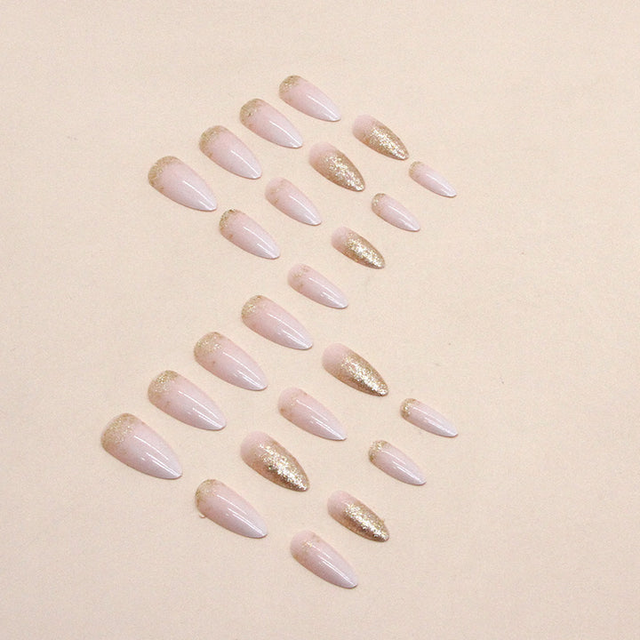 Elegant Glitter Gel Nail Tips Stornfield