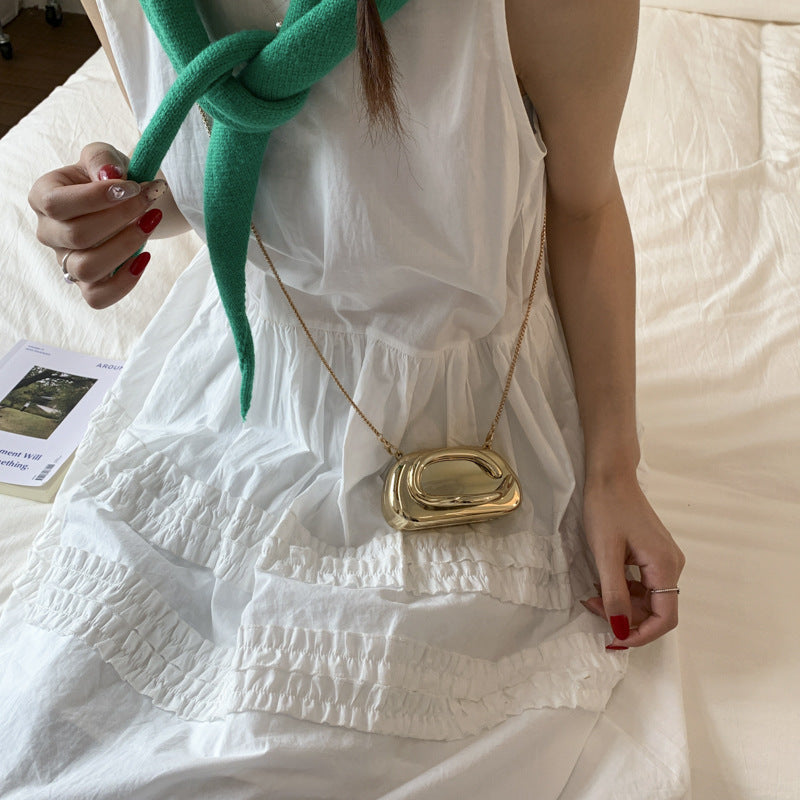 Chic Metallic Evening Clutch Stornfield