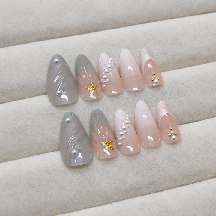 Artistic Gel Press-On Nail Tips Stornfield