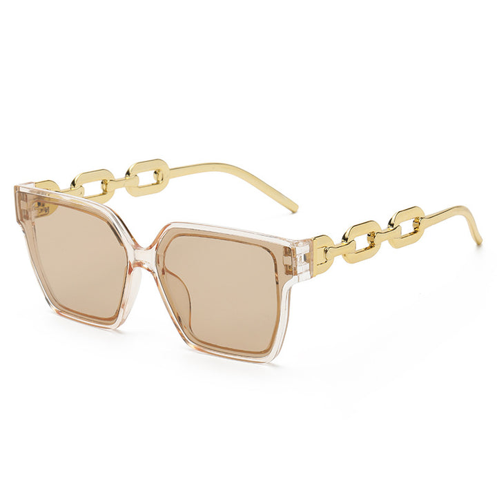Women Oversized Fashion Sunglasses with Exceptional Chain Design Stornfield
