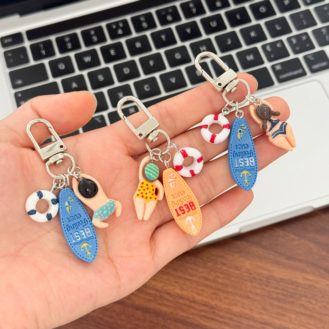 Keychain with Creative Swimming Motif Stornfield