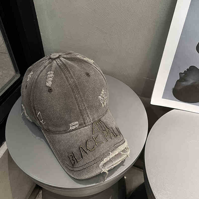 Women's Distressed Denim Baseball Cap Stornfield 1784188369
