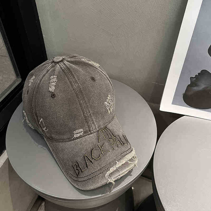 Women's Distressed Denim Baseball Cap Stornfield 1784188369