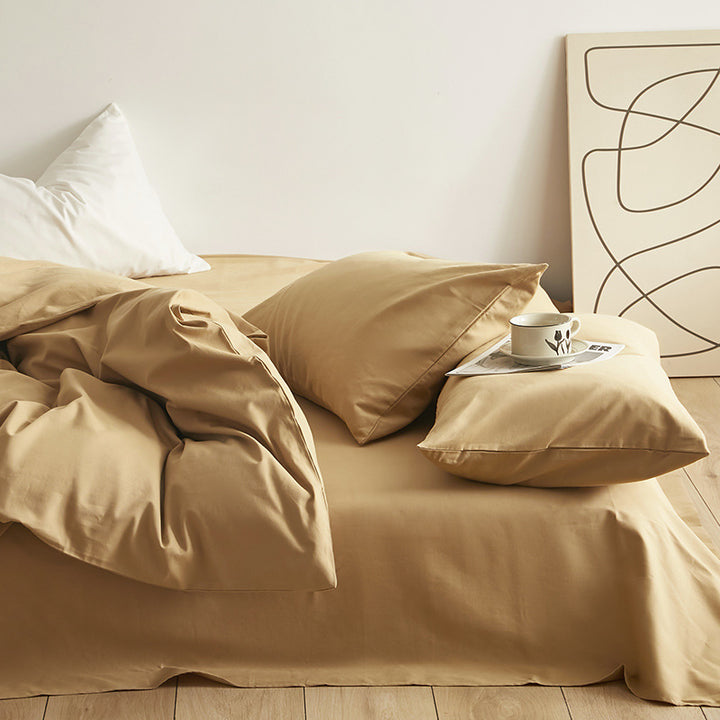 Luxurious cotton satin bedding set