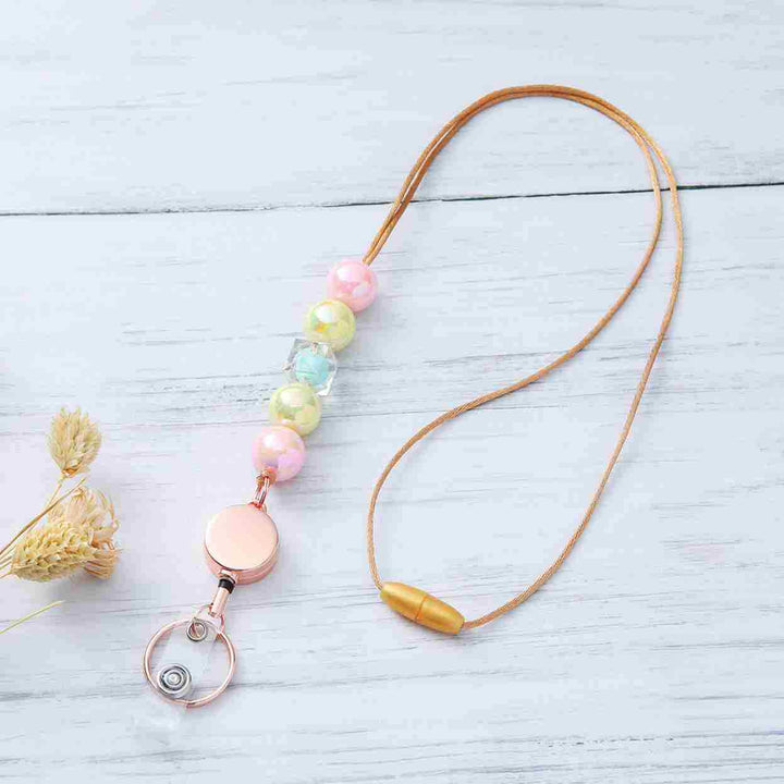 Decorative Beaded ID Badge Lanyard Stornfield