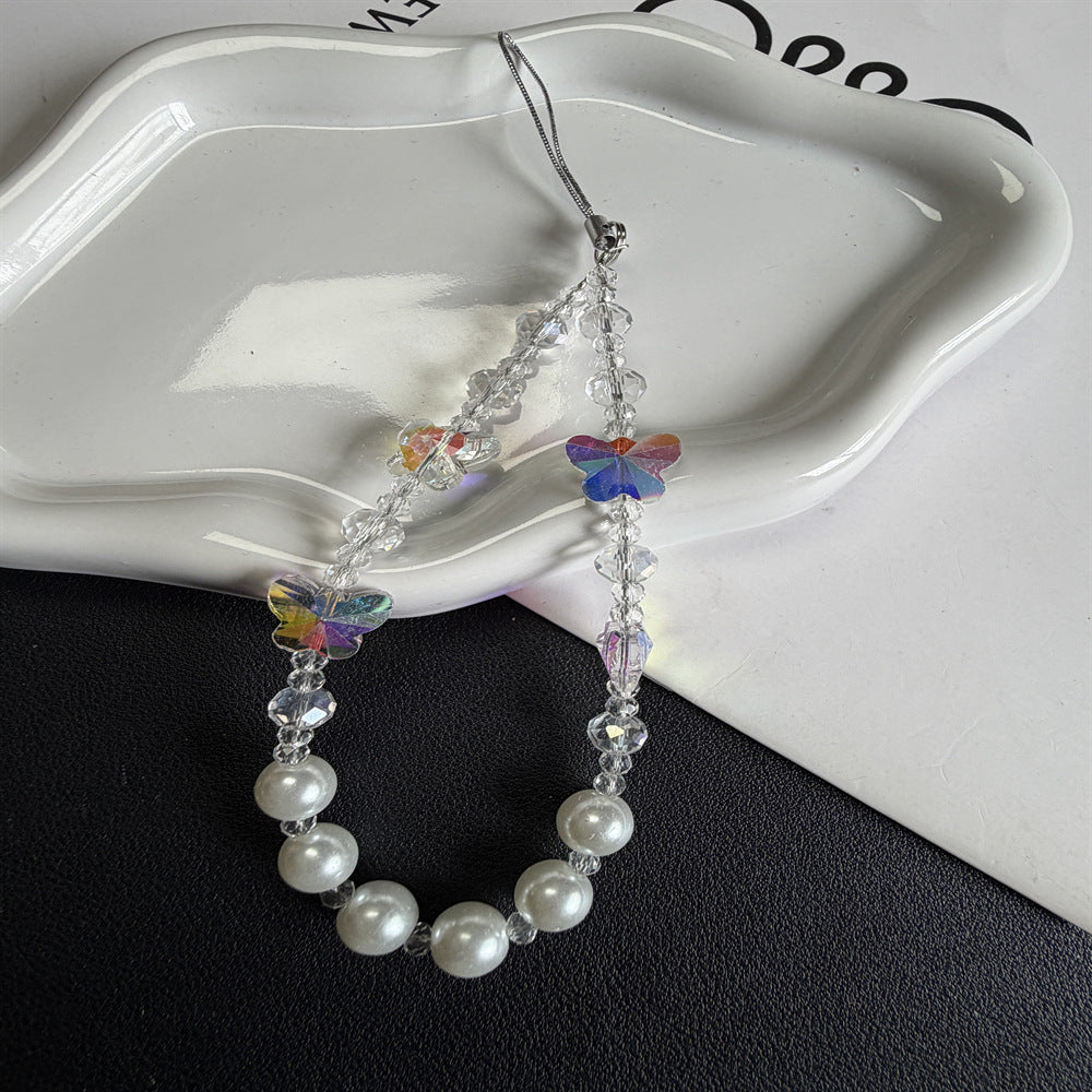 Decorative Butterfly Beaded Eyewear Chain Stornfield