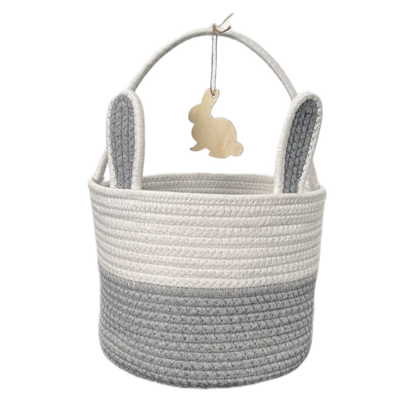 Women Decorative Basket with Bunny Ear Accent Stornfield
