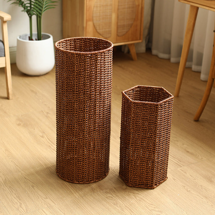 Unisex Hexagonal Storage Basket made of Woven Material Stornfield