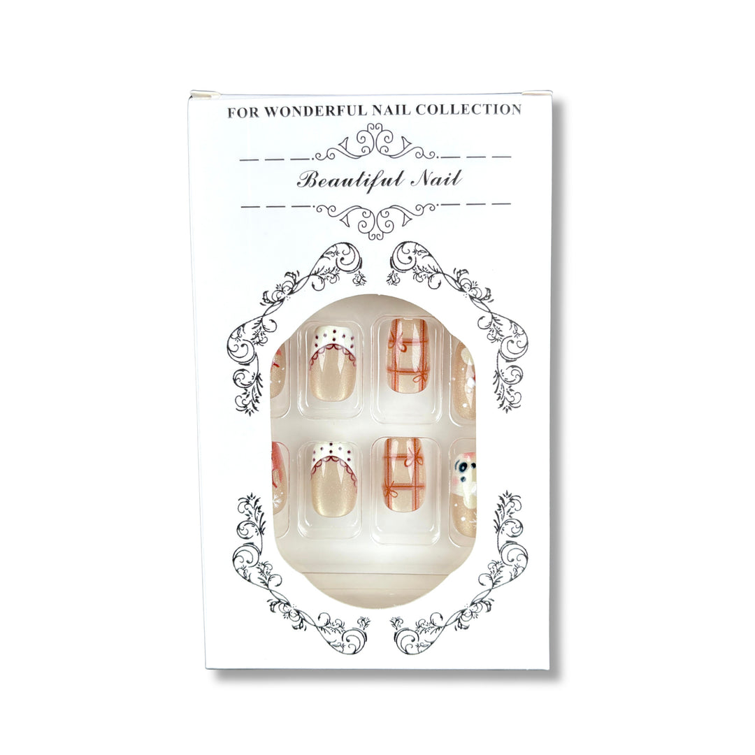 Themed Holiday Press-On Nail Art Set