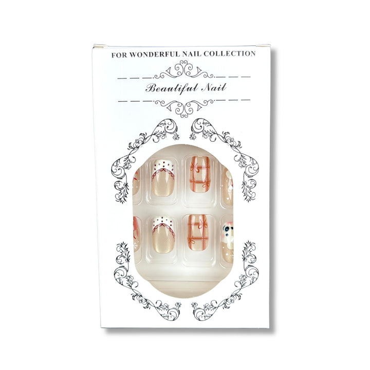 Themed Holiday Press-On Nail Art Set