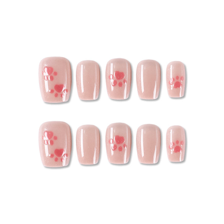 Press-On Nail Art Set with Elegant Leopard Design Stornfield