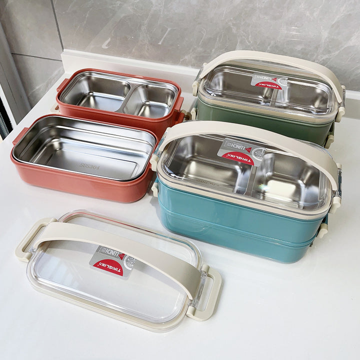 Insulated Multi-Compartment Food Storage Container