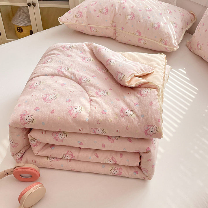 Ladies comfort duvet with delicate floral pattern and high-quality filling Stornfield
