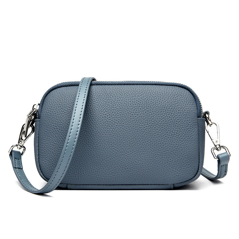Textured Vegan Leather Crossbody Bag Stornfield