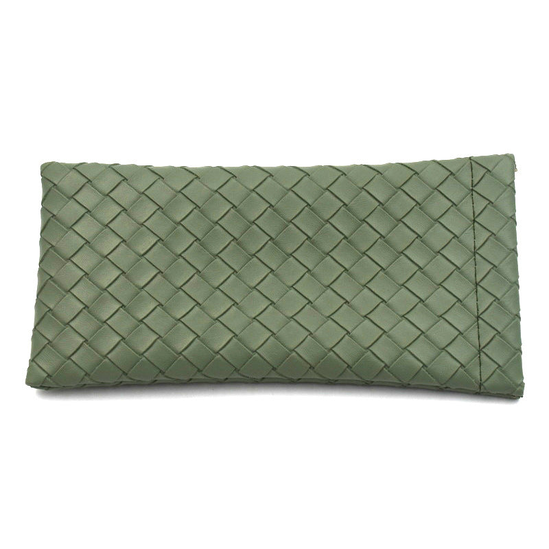 Woven Leather Clutch Wallet Stornfield