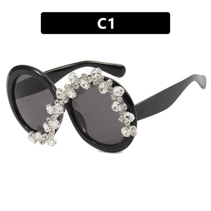 Ladies Glamorous Sunglasses with Rhinestone Applications Stornfield