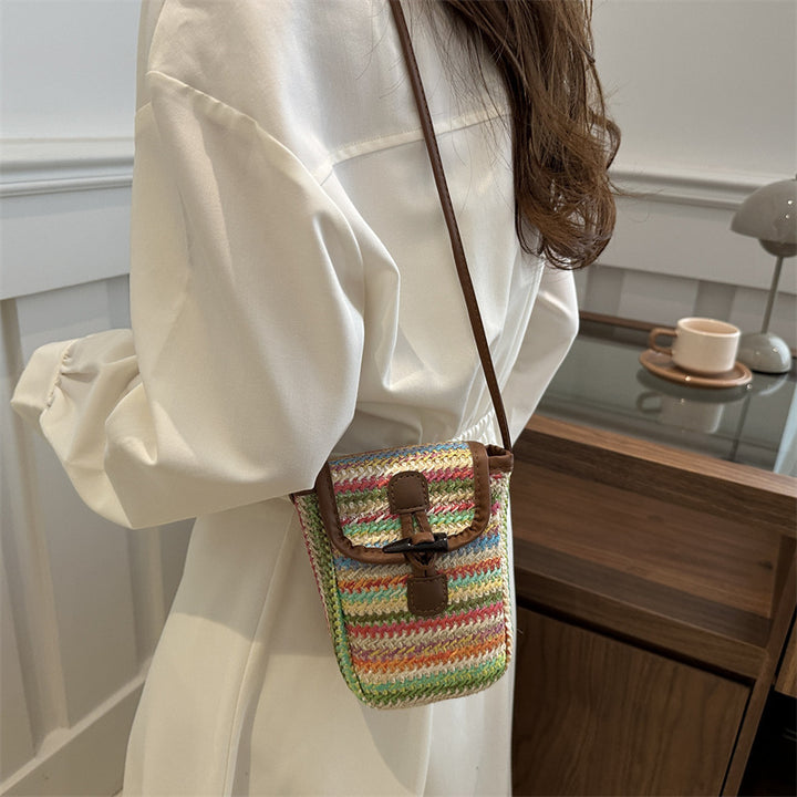 Colorful Woven Crossbody Bag Stornfield