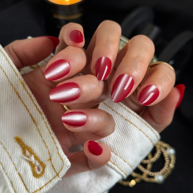 Elegant artificial nails with shimmering finish Stornfield