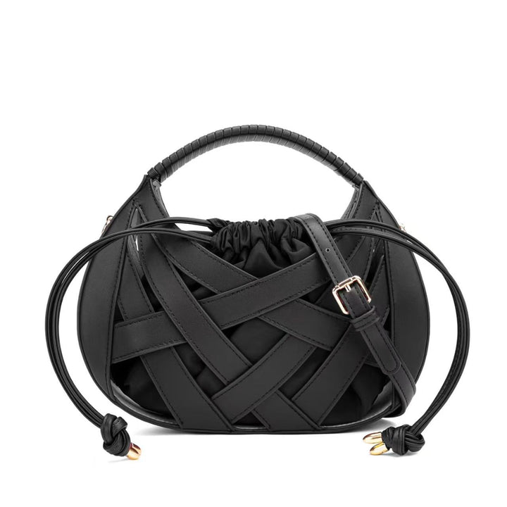 Sculpted Woven Crossbody Shoulder Bag Stornfield