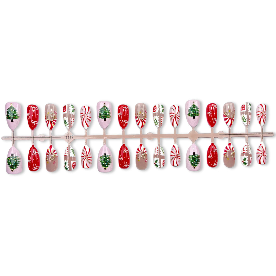 Creative Seasonal Decorative Press-On Nail Kit