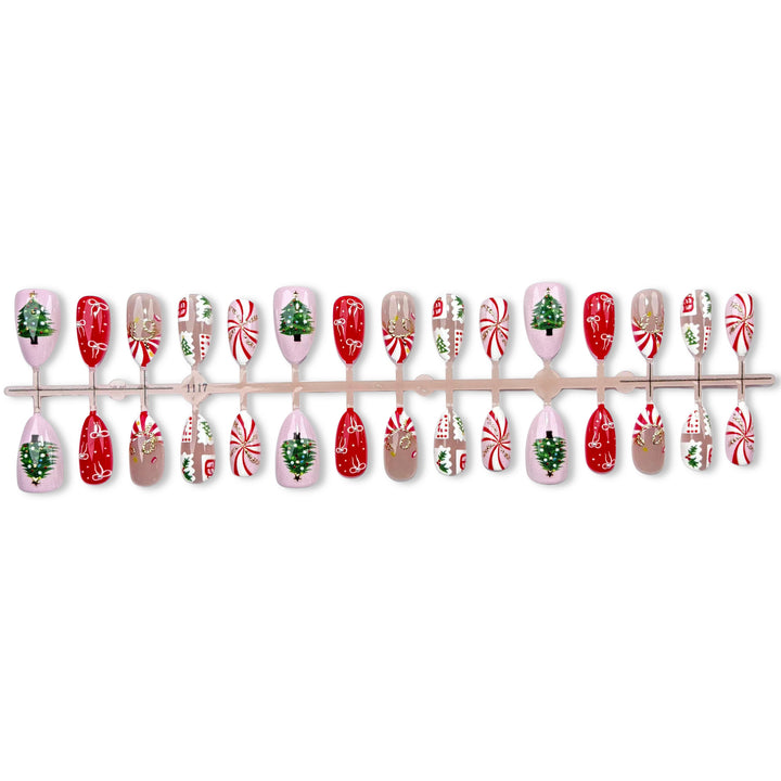 Creative Seasonal Decorative Press-On Nail Kit