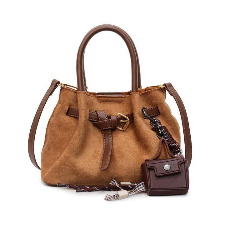 Elegant Suede Handheld Bag Stornfield
