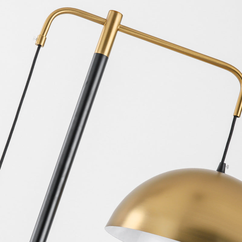 Modern Industrial Floor Lamp with Adjustable Shade