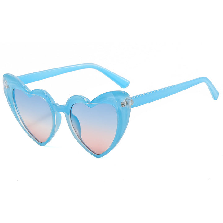 Women's fashionable heart sunglasses with UV protection Stornfield
