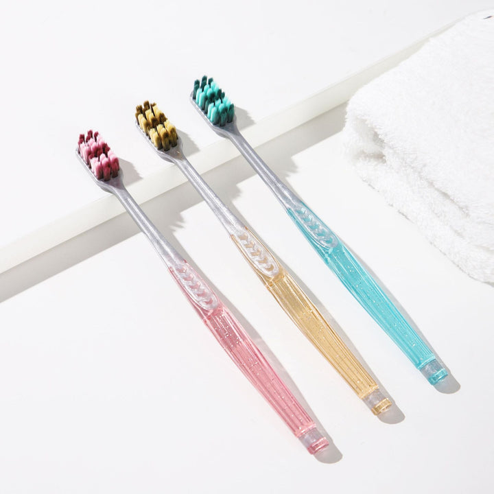 Ultra-Soft Triple-Head Bristle Toothbrush Set Stornfield