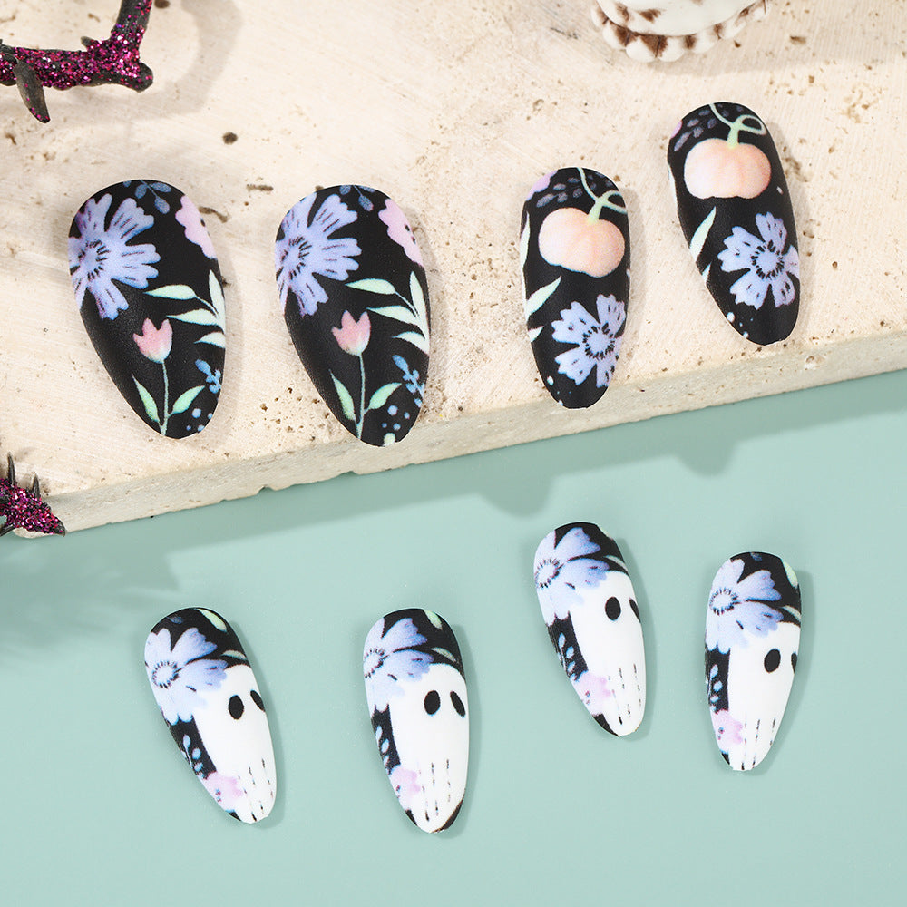 Artificial Nail Set with Creative Halloween Designs Stornfield