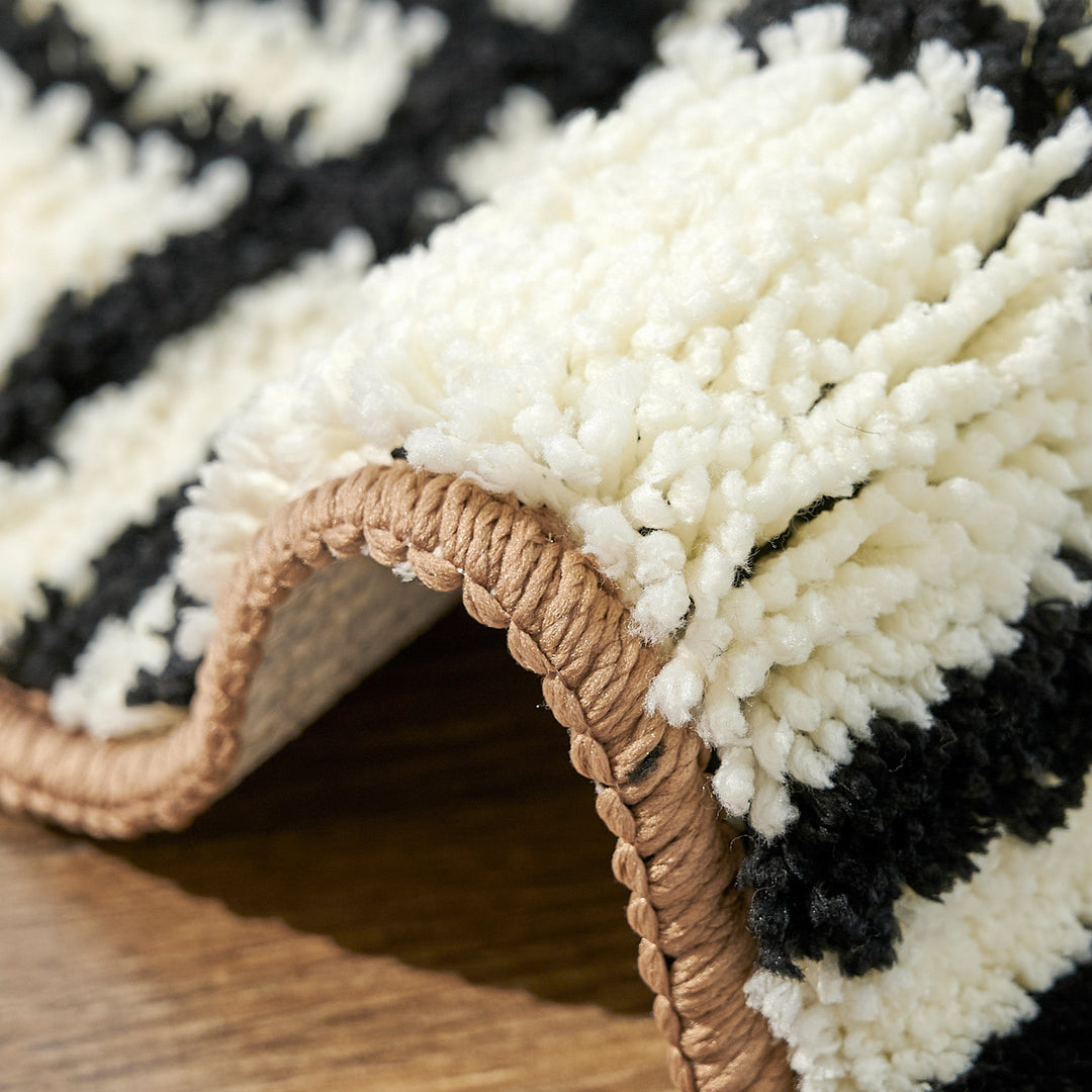Plush Textured Bath Rug