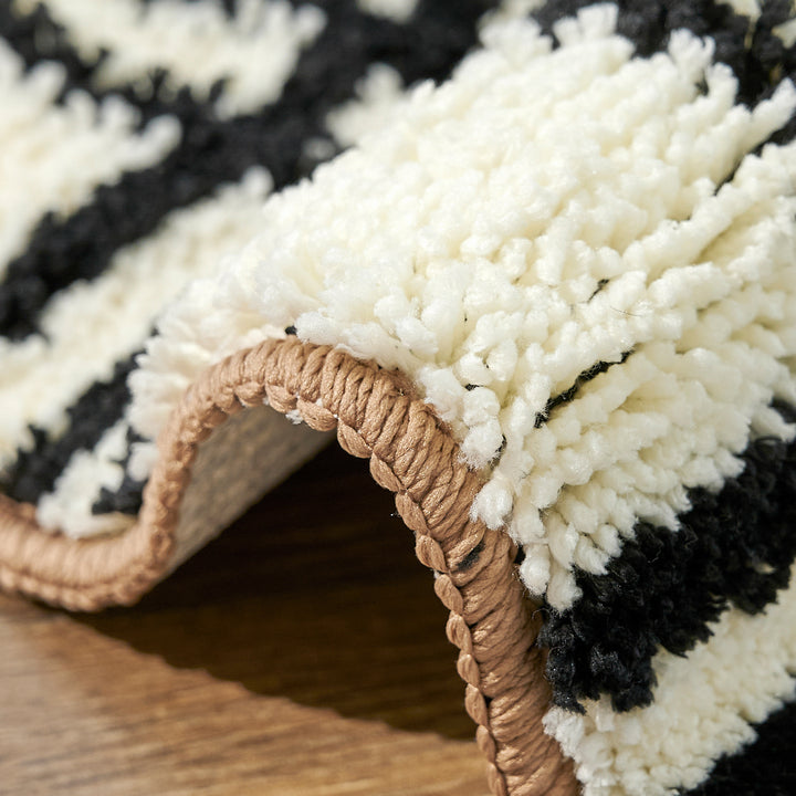 Plush Textured Bath Rug