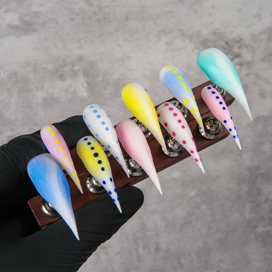Artistic Stiletto Press-On Nail Design Set