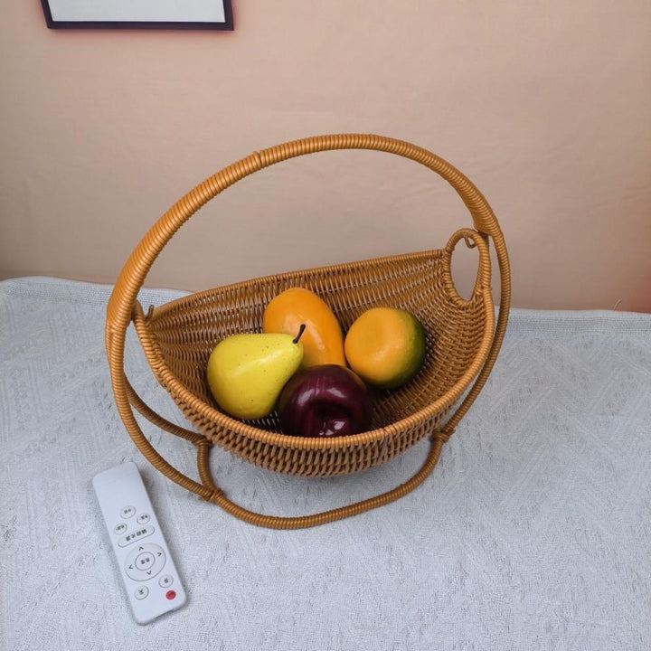 Unisex Designer Storage Basket with Elegant Handles Stornfield