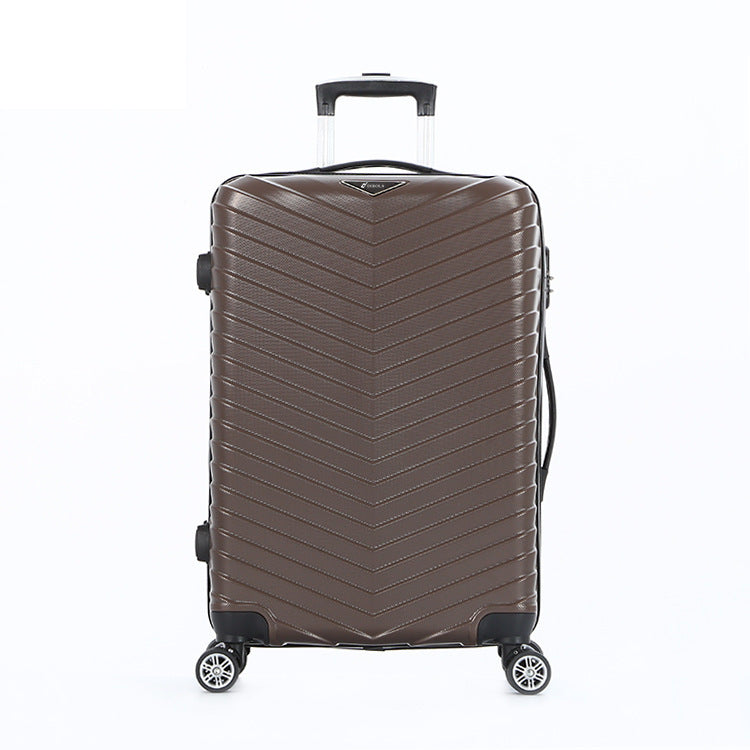 Unisex Chevron Patterned Hard Shell Travel Suitcase Stornfield